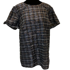 LOFT Plus Plaid Blouse